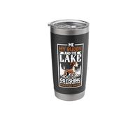 Fishing and Magyar Agár Stainless Steel Insulated Tumbler