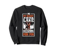 Fishing and Miniature Pinscher Sweatshirt