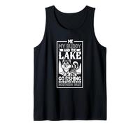 Fishing and Northern Inuit Dog Tank Top