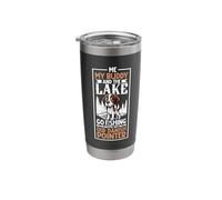 Fishing and Old Danish Pointer Stainless Steel Insulated Tumbler