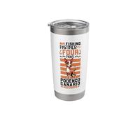 Fishing and Podenco Canario Stainless Steel Insulated Tumbler