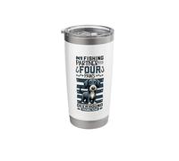 Fishing and Scottish Deerhound Stainless Steel Insulated Tumbler