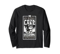 Fishing and Tamaskan Dog Long Sleeve T-Shirt