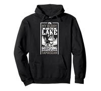 Fishing and Tamaskan Dog Pullover Hoodie