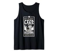 Fishing and Tamaskan Dog Tank Top