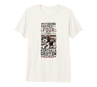Fishing and Wirehaird Pointing Griffon Premium T-Shirt
