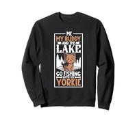 Fishing and Yorkshire Terrier Sweatshirt