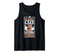 Fishing and Yorkshire Terrier Tank Top