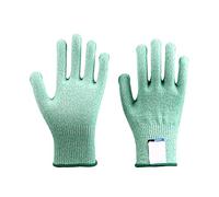 Fishing Anti Cut Gloves GMG Non-Slip HPPE EN388 ANSI Anti-Cut Level 5 Safety Work Resistant for Kitchen Garden(Groen,X-Large)