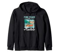 Fishing at Keitele Zip Hoodie