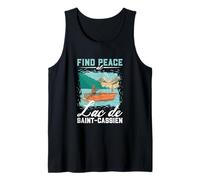 Fishing at Lac de Saint-Cassien Tank Top