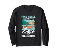 Fishing at Lago Maggiore Long Sleeve T-Shirt