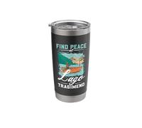 Fishing at Lago Trasimeno Stainless Steel Insulated Tumbler