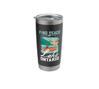 Fishing at Lake Ontario Stainless Steel Insulated Tumbler