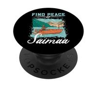 Fishing at Saimaa PopSockets Adhesive PopGrip