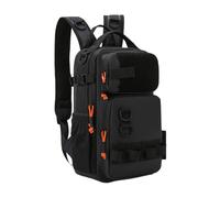 Fishing Backpack, Storage Back Bag, 8.27x5.51x12.99 Inches Multifunctional Portable Packs, Waterproof Synthetic Fabric, Outdoor Pack for Hunting, Saltwater, Freshwater, Camping