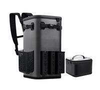 Fishing Backpack with Rod Holder - Durable Large Capacity 49L Outdoor Gear Bag, Lightweight Tackle Organizer Rucksack for Weekend Fishing