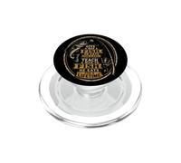 Fishing Badge Teach A Man To Fish Vintage Angler Gift PopSockets PopGrip for MagSafe