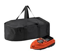 Fishing Bag - Durable Bait Bag, Fishing Tackle Bag, Portable Fishing Organizer, Wear-resistant, Practical for Fishing, Hiking, Hunting, Black, riferimento alla descrizione, Please refer to