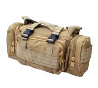 Fishing Bag Fishing Tackle Bag with Rod Holder Water-Resistant Waist Fishing Bag Fishing Gear Bag for Outdoor