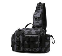 Fishing Bags,Fishing Backpack | Lightweight Fishing Backpack | Lightweight Fishing Backpack, Portable Fishing Tackle Bags, Multifunctional Fishing Harness Shoulder Bag, Dark Grey Colour, se