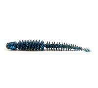 Fishing Bait 50-Pack Floating Needle Tail Worms Threaded Dancing Lures Realistic Fish Imitation Slow-Suspending Soft Plastic Baits Fishing Gear(Blu,8 cm 50 pcs)