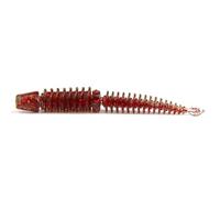 Fishing Bait 50-Pack Floating Needle Tail Worms Threaded Dancing Lures Realistic Fish Imitation Slow-Suspending Soft Plastic Baits Fishing Gear(Rot,7 cm 50 pcs)