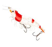 Fishing Bait, 9 cm Realistic Fish Bite Bait, Shrimp, Artificial Bait, Reflective Soft Light Colour Design for Fishing Pier, Salmon, Catfish, Coastal, Sea, Fishing Tours