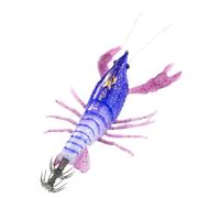 Fishing Bait - Artificial Shrimp Lure Luminous Swimmer, Pre-Mounted Squid Lures with Hooks - for Fishing Lake River Boat Kayak Shore Trout Perch Carp Salmon Catfish Fresh Water