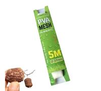 Fishing Bait Bag 5M Mesh Water Soluble 25/37mm Eco Friendly Carp Feeder Europe Tackle Accessory ABS Lightweight Durable Handheld Operative Catching Method Angling Equipment Compact 25x7x0.7cm