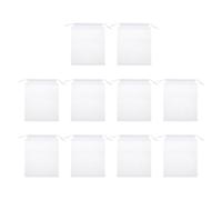 Fishing Bait Bags 10pcs Made of Light-Colored Non-Woven Fabric with Drawstring Closure, Easy Open and Closure Practical Bait Suitable for Fishing and Collecting Wonders Found