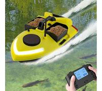 Fishing Bait Boat, GPS Smart RC Bait Boat with Catapult Type Bait Hoppers Carp Fishing Bait Boat Carp Hook Post Boat, Fish finder with LED Night Light
