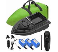 Fishing Bait Boat - Large Capacity Battery, 500m Remote Control, 1.5kg Loading Hopper, Wind and Wave Resistant, Includes Handbag and Accessories