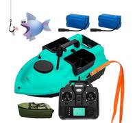 Fishing Bait Boat with 3 Independent Tanks, 2x12000mAh Battery, Night Lights, 16 Position Points, 500m Range, 2Kg Capacity, GPS for Enhanced Fishing Experience