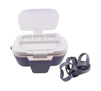 Fishing Bait Case, Worm Holder Container, Lure Storage Organizer, Heat Preservation Tackle Accessory, Waist Backpack for Outdoor Angling Gear Management and Storage Solution, White