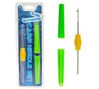 Fishing Bait Drill Double Head Fish Drill Tackle Fishing Rigging Bait Tool for Making Fishing Bait Rig