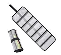 Fishing Bait Organizer - PVC Roll Up Bait Trap, Multi-Pocket Fishing Bait Protector | Waterproof Bait Keeper Roll, Fisherman Tackle Storage Pouch for Men, Cyclists, Outdoor Athletes