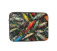 Fishing Bait Print Laptop Sleeve 10 inch, Ultra-Thin Computer Bag Notebook Computer Tablet Laptop Bag for Office Daily Commute
