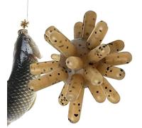 Fishing Bait, Sea Urchin Shape Glitter Particles Slow Sinking Mini Floating Swimbait, Sea Urchin Bait, Suitable for Perch Catfish Salmon Sea Outdoor Water Lake River Woman Man Adults