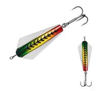 Fishing Bait Spinner VIB Lure Devil Model with Long Casting Range and Stable Gravity Center for Improved Hook Setting in Tasmanian and Saltwater Angling(13.5g5.2cm)