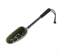 Fishing Bait Throwing Spoon Designed for Carp Particles Pellets and Boilies with Carbon Fiber Handle EVA Grip and M38 Thread Compatibility (C)