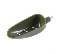 Fishing Bait Throwing Spoon Designed for Carp Particles Pellets and Boilies with Carbon Fiber Handle EVA Grip and M38 Thread Compatibility (A)