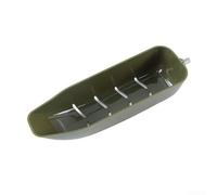 Fishing Bait Throwing Spoon with Carbon Fibre Handle & For EVA Grip | Safety Lanyard | M38 Thread for Carp Fishing | Particle & Pellet | Transparent (Multiple(B)