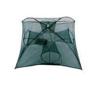 Fishing Bait Trap Crab Net, Multi-Hole Efficient Design, Nylon And Steel Material, Multi Hole Fish Trap Net, Foldable Fishing Nets, Sturdy And Long-Lasting Material, For Fish, Crabs, Eels, Lobsters