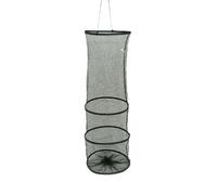 Fishing Bait Trap, Foldable 3 Layer Floating Fishing Net Cage 20/28/80cm Black