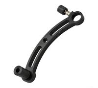 Fishing Bait Tray Extension Arm Facilitates Efficient Bait Management by Extending Tray Position Away from Tackle Box Walls (Curved handle-A)