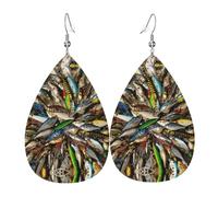 Fishing Bait Women'S Drop-Shaped Leather Earrings Are Suitable For Parties, Holiday Parties And Gifts.