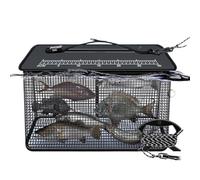 Fishing Basket 47L - Container for Live Fish, Floating Net Trap, Water Cage | Portable Outdoor Storage for Minnows, Shrimp, Bait, Fishing, River, Lake, Equipment
