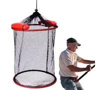 Fishing Basket -Fishing Net, Quick Drying Live Net - Folding Floating Nylon Mesh Holder | Lake Plus Reservoir Support Within Sea, Stream, And Outdoor Area - Angling Kit Unit