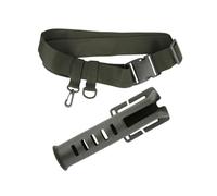 Fishing Belt Wading Rod Holder Gear Strap Chest Waist Pole Holster Hooks Fly Net Black Green Adjustable Hanging Hooks Surf Kayak Straps Hiking Nylon Wader Kayaking Quick Release (Green)